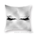 Gold sliver foil customized cushion covers